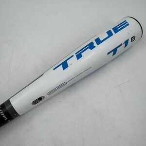 TRUE T1X USSSA Baseball Bat 28.5" 18.5 oz 2 3/4 Barrel Youth UT20T1X10 White